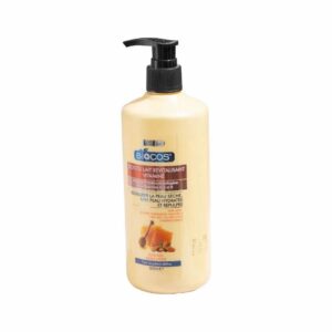 Biocos Hydrating Body Lotion (1000ml) With Honey Vitamin E & Sunflower Oil | Moisturizing Cream For Dry Skin Reduces Fine Lines Non Allergenic Paraben Free