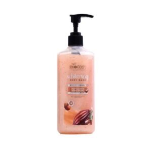 Biocos Whitening Body Wash – Deep Moisturization & Soft Skin With Cocoa Butter & Shea Butter – Nourishes Rough & Dry Skin – All Day Freshness (500ml)