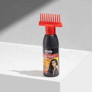 Biocos Hair Thick Ayurvedic Hair Oil – Anti Hair Fall & Growth With Moringa Amla Brahmi Neem Coconut Oil – Dandruff Control Strengthens & Nourishes For Thicker Healthier Hair (150ml)