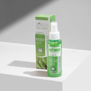 Biocos Neem Neem Hydrating Mist | Natural Facial Spray For Uv Protection Acne Relief & Anti Inflammatory Care With Grapefruit & Juniper Berry Soothes Dark Circles (120ml)
