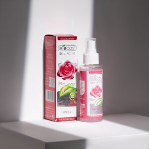 Biocos Rose Water Spray For Face 100% Natural Aloe Vera Soothing Hydrating Gentle Makeup Remover For All Skin Types