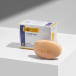 Biocos Beauty Soap (Large) Acne Fighting & Hydrating Soap With Papaya Extract Aloe Vera & Vitamin E – Brightens Moisturizes & Clears Skin (90gm)