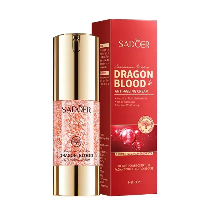 Sadoer Dragon Blood Face Cream Anti Wrinkle Whitening Moisturizing Advance Skin Formula Whitening With Dragon Blood Face Cream