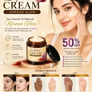 Zafrani Korean Glow Whitening Cream