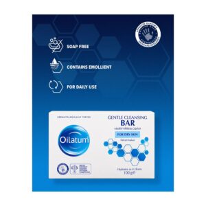 Oilatum Gentle Cleansing Bar 100g – Gentle Daily Cleanser for Dry & Sensitive Skin
